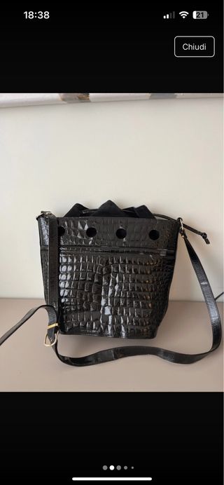 Bolso Cubo Vintage 80s