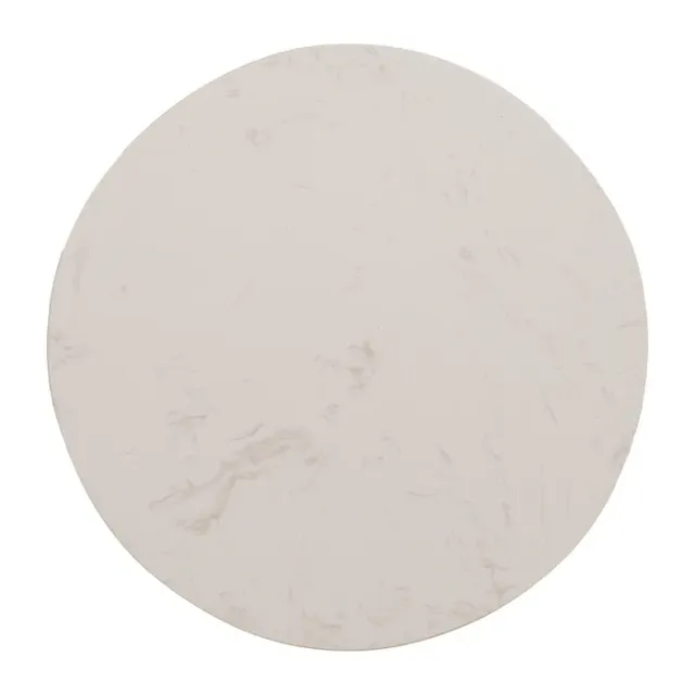 Mesita Auxiliar Oro y Blanco