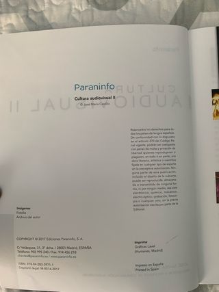 Cultura audiovisual II. 2º Bachillerato