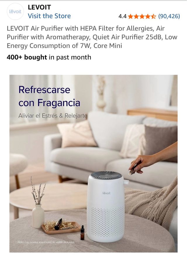 Humidificador Levoit Core Mini Blanco