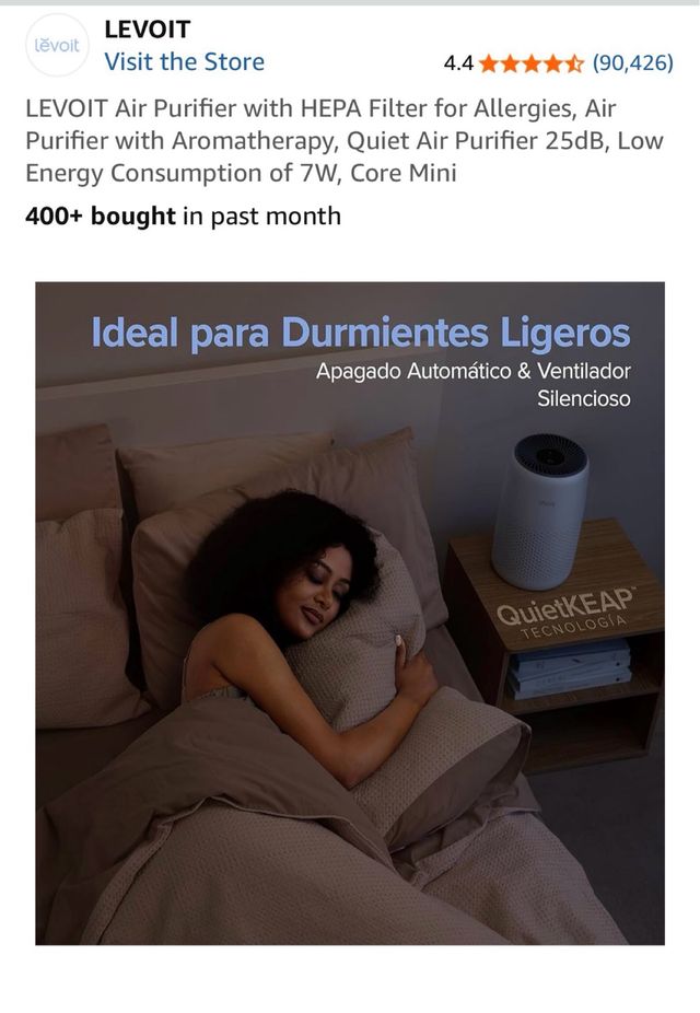 Humidificador Levoit Core Mini Blanco