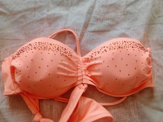 Monokini color salmón fuerte