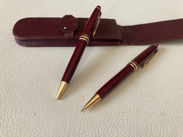 Set Montblanc Meisterstück Vintage Burdeos