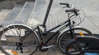 Bicicleta Decathlon Hooprider Negra