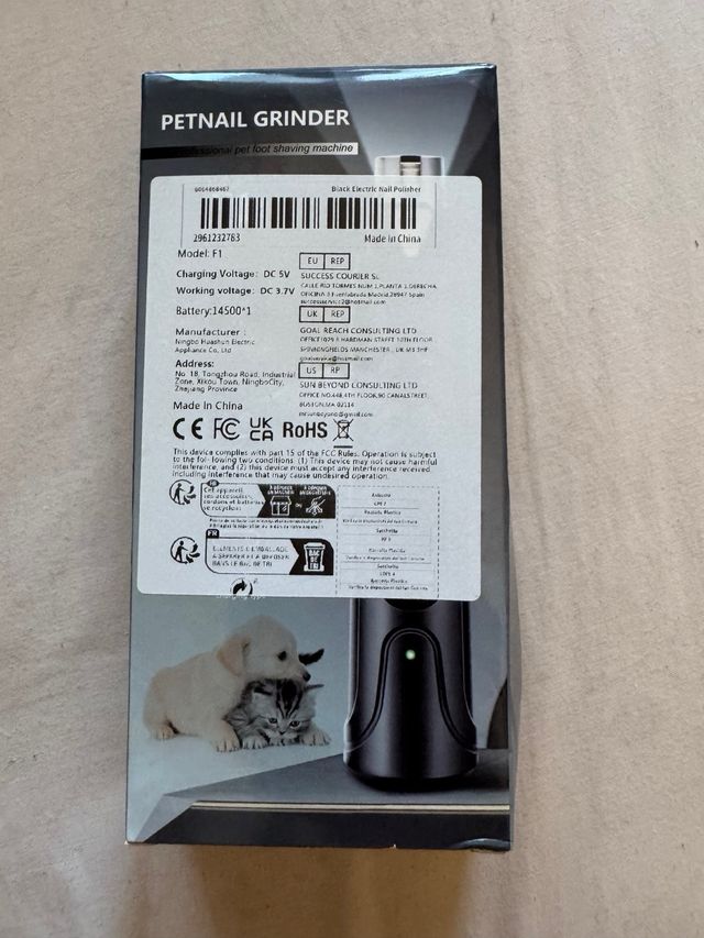 Cortauñas para Mascotas PETNAIL GRINDER F1