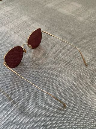 Gafas de sol Jimmy Fairly doradas y marrones