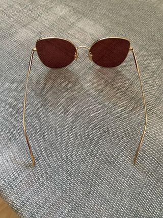 Gafas de sol Jimmy Fairly doradas y marrones