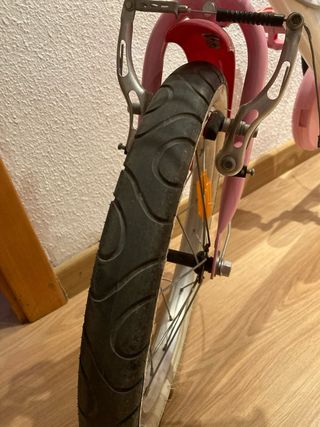 Bici niña 14 con ruedas de apoyo