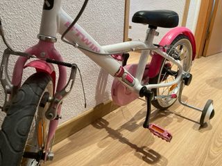 Bici niña 14 con ruedas de apoyo