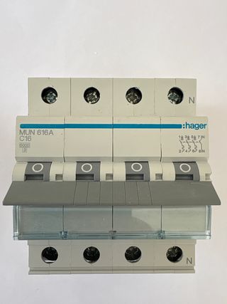 Interruptor Térmico Hager MUN 616A C16