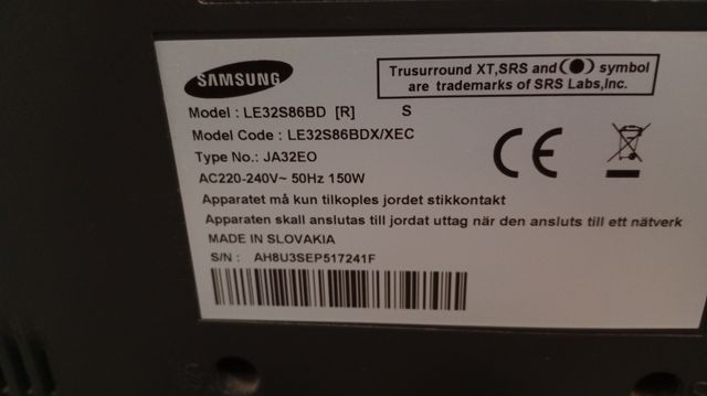 Televisor Samsung pantalla plana