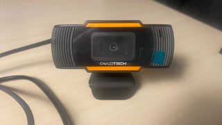 Webcam Owlotech HD Negra y Naranja. Camara web