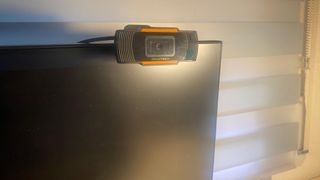 Webcam Owlotech HD Negra y Naranja. Camara web