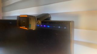 Webcam Owlotech HD Negra y Naranja. Camara web