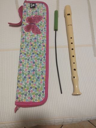 Flauta dulce HOHNER con funda y limpiador
