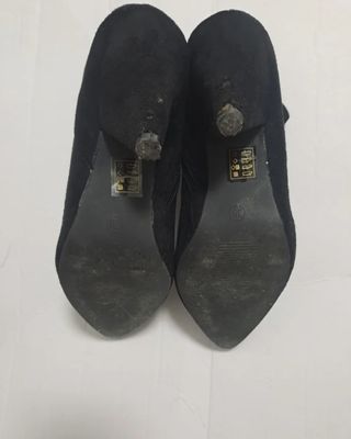 Stivaletti in camoscio neri donna tg.38