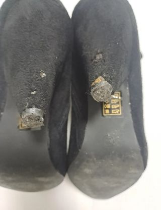 Stivaletti in camoscio neri donna tg.38