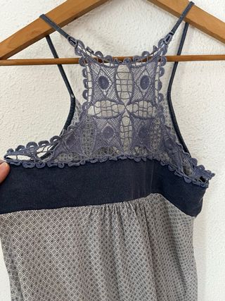 Camiseta tirantes croché