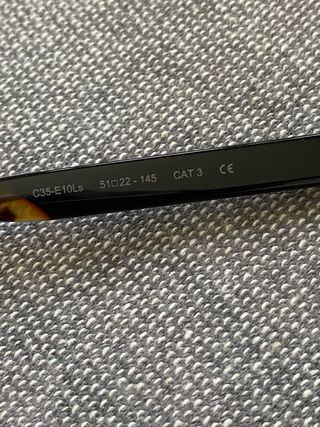 Gafas de sol Jimmy Fairly negras y multicolor