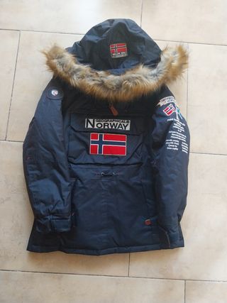 Abrigo niño Geographical Norway azul