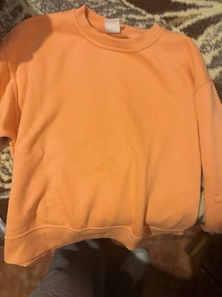 Sudadera Naranja y jersey finito ta