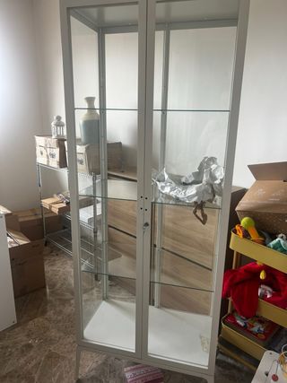 Vitrina Milsbo Ikea Blanca
