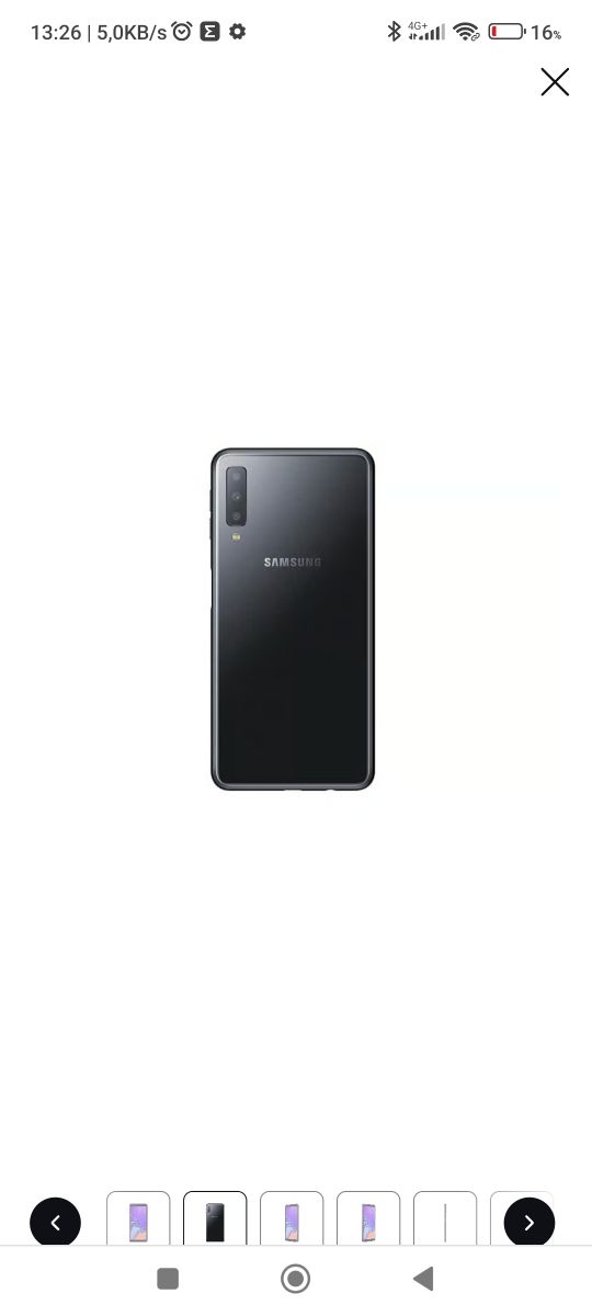 Samsung Galaxy A7 Negro