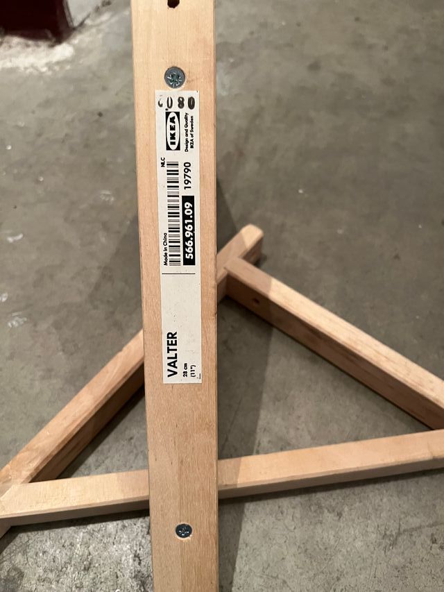 Juego de escuadras de madera Ikea