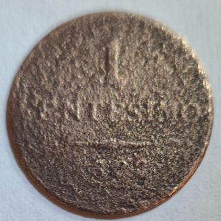 1 centesimo 1822 Regno LombardoVeneto.MB in bronzo