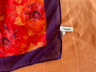 Pareo Aubade rojo estampado floral