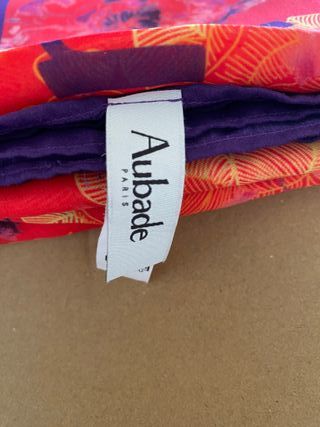 Pareo Aubade rojo estampado floral