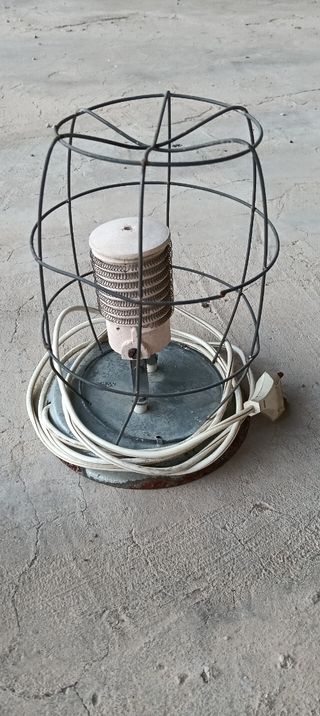 Estufa de resistencias años 60-70 mesas camilla