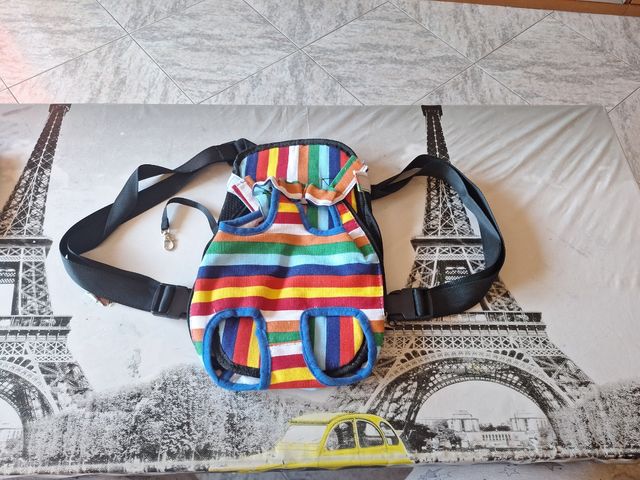 Mochila Porta Mascotas Multicolor