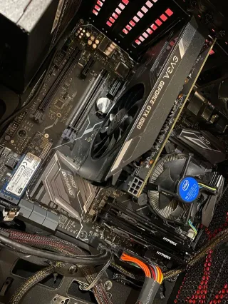 PC Gaming Corsair Negro/Rojo