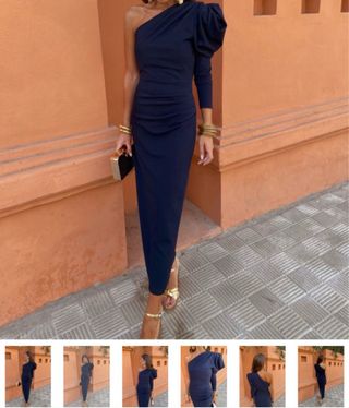 Vestido de fiesta azul