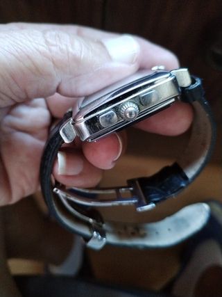 Reloj Rolex Cronógrafo Plata y Negro, para revisar