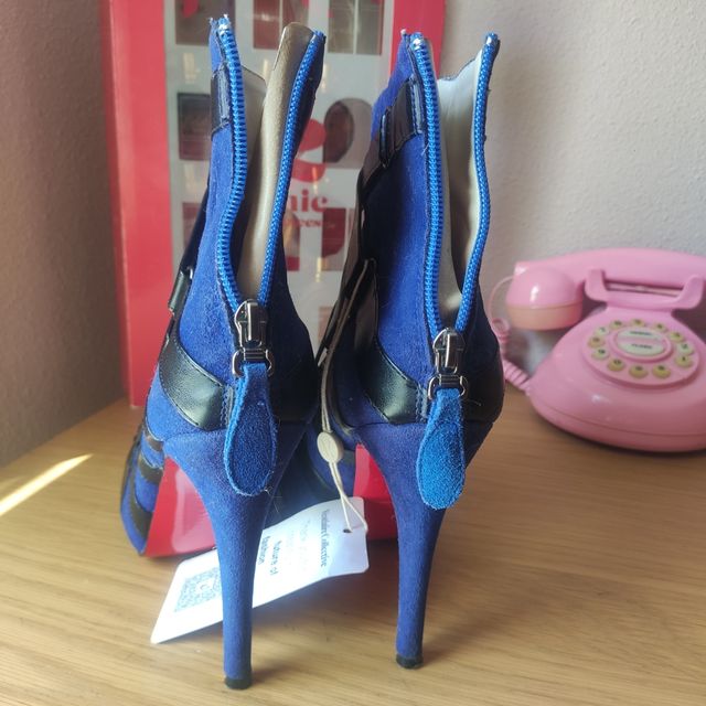 Botines Christian Louboutin Azul