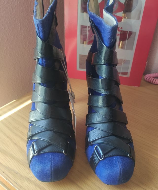 Botines Christian Louboutin Azul