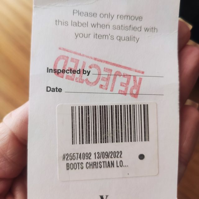 Botines Christian Louboutin Azul