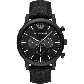 Reloj Emporio Armani Hombre negro nuevo Cronógrafo