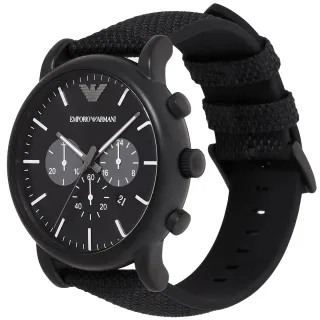 Reloj Emporio Armani Hombre negro nuevo Cronógrafo