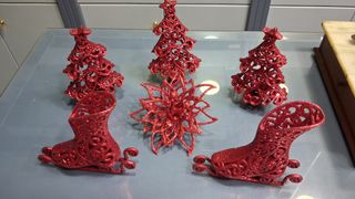 Adornos Navideños Rojos