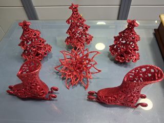 Adornos Navideños Rojos