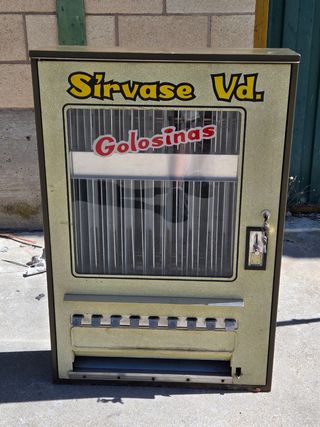 Antigua Máquina Expendedora Golosinas Azkoyen