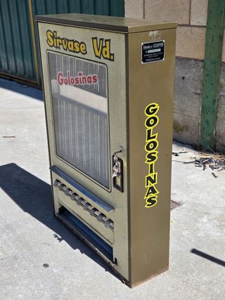 Antigua Máquina Expendedora Golosinas Azkoyen
