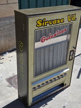 Antigua Máquina Expendedora Golosinas Azkoyen