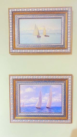 Pareja de Cuadros Marinos