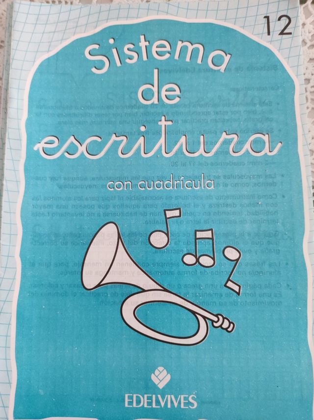 Sistema de escritura con cuadrícula EDELVIVES