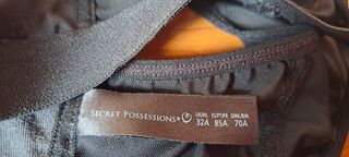 Sujetador deportivo negro