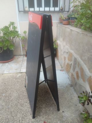 Pizarra Bar Metálica Doble Cara


